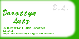 dorottya lutz business card